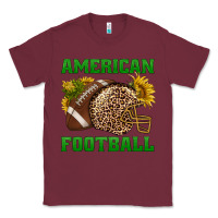 Burgundy american football Classic Tee - BundleAndBundleShop