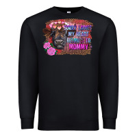Black sorry ladies my heart belongs to mommy highland calf Premium Sweatshirt - RanaPortraitStore