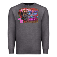 Charcoal Heather sorry ladies my heart belongs to mommy highland calf Premium Sweatshirt - RanaPortraitStore