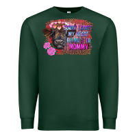 Sports Green sorry ladies my heart belongs to mommy highland calf Premium Sweatshirt - RanaPortraitStore