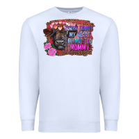 White sorry ladies my heart belongs to mommy highland calf Premium Sweatshirt - RanaPortraitStore