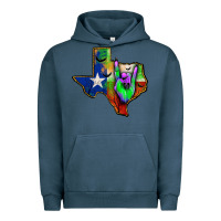 Pigment Midnight Navy texas map halloween Urban Hoodie - JahusDesignShop