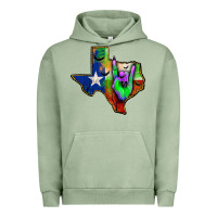 Pigment Oil Green texas map halloween Urban Hoodie - JahusDesignShop