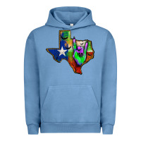 Pigment Pebble Blue texas map halloween Urban Hoodie - JahusDesignShop