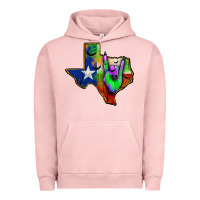 Pigment Salmon texas map halloween Urban Hoodie - JahusDesignShop