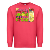 Cardinal when life gives you lemons add sugar tbw Premium Sweatshirt - texasbilliewilder