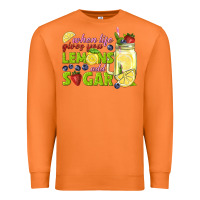 Carrot when life gives you lemons add sugar tbw Premium Sweatshirt - texasbilliewilder