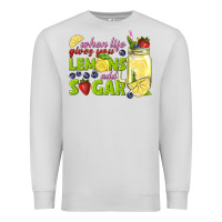 Dove Grey when life gives you lemons add sugar tbw Premium Sweatshirt - texasbilliewilder