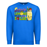 True Royal when life gives you lemons add sugar tbw Premium Sweatshirt - texasbilliewilder