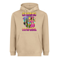 Mushroom cosmic cowgirl Heavyweight Hoodie - texasbilliewilder