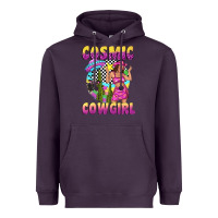 Plum cosmic cowgirl Heavyweight Hoodie - texasbilliewilder