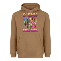 Toasted Coconut cosmic cowgirl Heavyweight Hoodie - texasbilliewilder