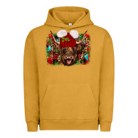 Pigment Peanut Butter highland cow christmas Urban Hoodie - JahusDesignShop