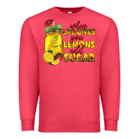 Cardinal when life gives you lemons add sugar Premium Sweatshirt - texasbilliewilder