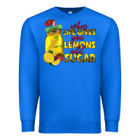 True Royal when life gives you lemons add sugar Premium Sweatshirt - texasbilliewilder