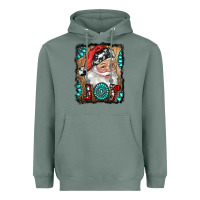 Sage Santa Claus Joy Heavyweight Hoodie - RanaPortraitStore