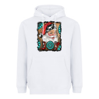 White Santa Claus Joy Heavyweight Hoodie - RanaPortraitStore