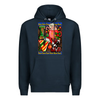Navy love coffee cup Christmas Premium Hoodie - AdoDesignShop