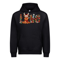 Black love christmas reindeer Urban Hoodie - Jasminsmagicworld