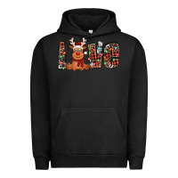 Pigment Black love christmas reindeer Urban Hoodie - Jasminsmagicworld