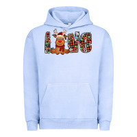 Love Christmas Reindeer Urban Hoodie | Teevron