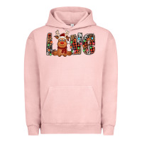 Pigment Salmon love christmas reindeer Urban Hoodie - Jasminsmagicworld