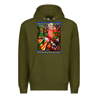 Army Green love coffee cup Christmas Premium Hoodie - AdoDesignShop