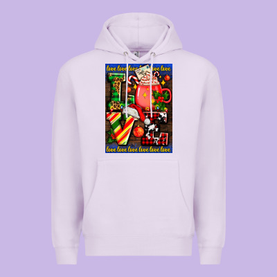 Love Coffee Cup Christmas Premium Hoodie Designed By Adodesignshop