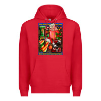 Red love coffee cup Christmas Premium Hoodie - AdoDesignShop
