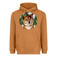 Meerkat Shiba Inu Christmas Heavyweight Hoodie - RanaPortraitStore