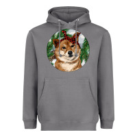 Storm Shiba Inu Christmas Heavyweight Hoodie - RanaPortraitStore