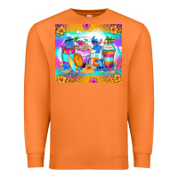 Carrot stitch summer coffee cups Premium Sweatshirt - Zillion Design Studio