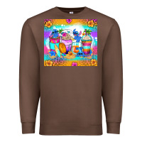 Chestnut stitch summer coffee cups Premium Sweatshirt - Zillion Design Studio