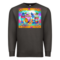 Smoke stitch summer coffee cups Premium Sweatshirt - Zillion Design Studio