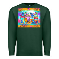 Sports Green stitch summer coffee cups Premium Sweatshirt - Zillion Design Studio