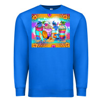 True Royal stitch summer coffee cups Premium Sweatshirt - Zillion Design Studio