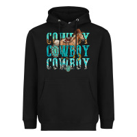 Black cowboy cowboy cowboy Heavyweight Hoodie - texasbilliewilder