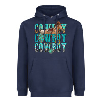 Navy cowboy cowboy cowboy Heavyweight Hoodie - texasbilliewilder