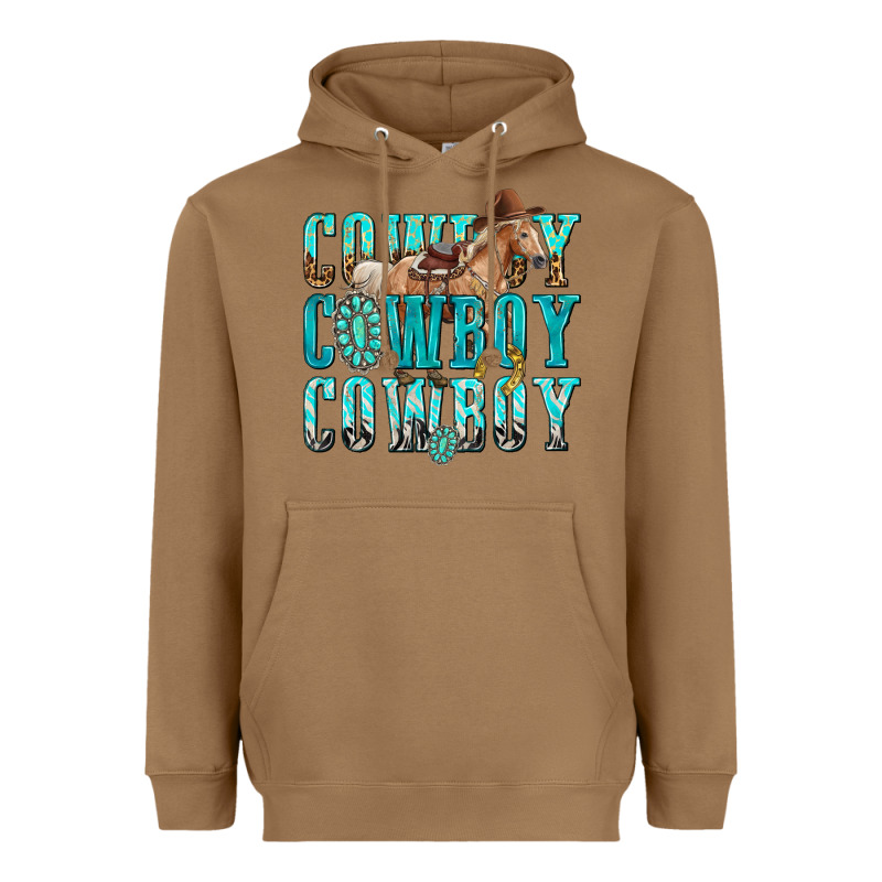 Cowboy Cowboy Cowboy Heavyweight Hoodie by texasbilliewilder | Teevron