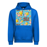 Cobalt back to school seamless pattern Urban Hoodie - BundleAndBundleShop