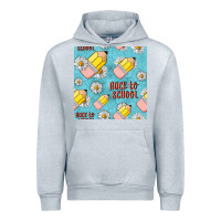 Heather Grey back to school seamless pattern Urban Hoodie - BundleAndBundleShop