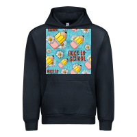 Navy back to school seamless pattern Urban Hoodie - BundleAndBundleShop