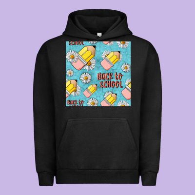 Back To School Seamless Pattern Urban Hoodie Designed By Bundleandbundleshop