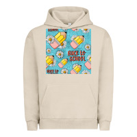 Pigment French Oak back to school seamless pattern Urban Hoodie - BundleAndBundleShop
