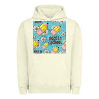Pigment Pistachio back to school seamless pattern Urban Hoodie - BundleAndBundleShop