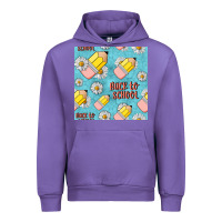 Tulip back to school seamless pattern Urban Hoodie - BundleAndBundleShop