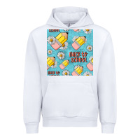 White back to school seamless pattern Urban Hoodie - BundleAndBundleShop