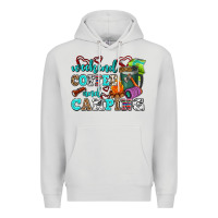 Dove Grey weekend coffee and camping Premium Hoodie - AdoDesignShop