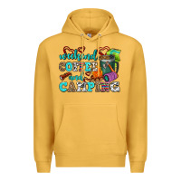 Weekend Coffee And Camping Premium Hoodie | Teevron