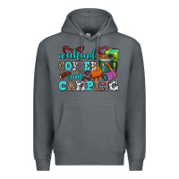 Rock weekend coffee and camping Premium Hoodie - AdoDesignShop